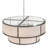 Jayne 6 - Light Beige/Gray Drum Pendant