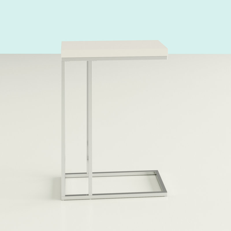 Cateena End Table, White
