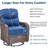 24X24X6 Inch Smile Outdoor Seat Cushions With Removable Cover-1096088884-1096088880