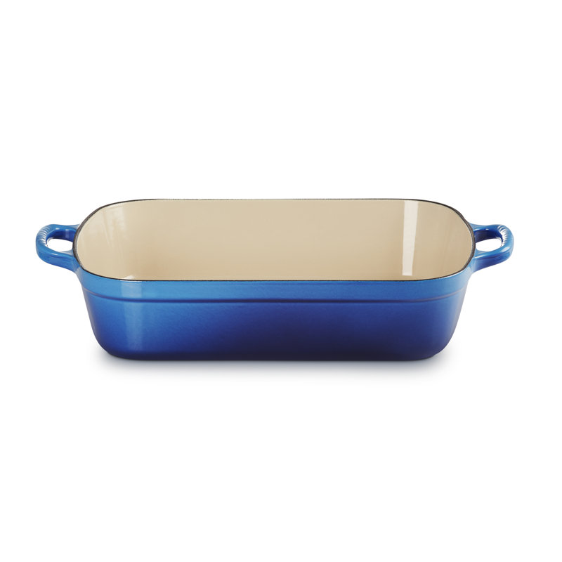 Le Creuset Signature Cast Iron Roaster, 33cm / 4.9L, Azure