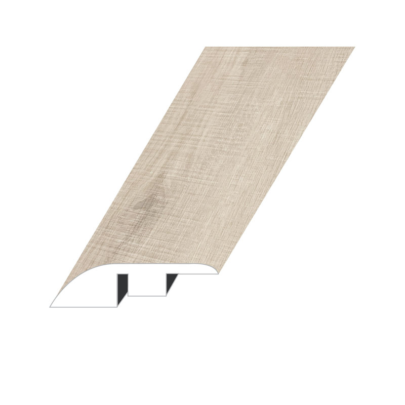 Vinyl 1.8'' W x 94.5'' L Overlap Reducer, Soho Pearl