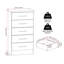 Nevada 5 Drawer Narrow Chest-1378679589