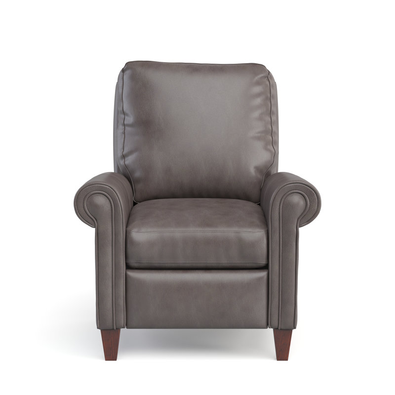 Haskins Recliner, Outsider Raven Genuine Leather, Power, New Classiques
