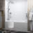 Stream 59.6'' x 30'' Walk-in Whirlpool Bathtub-23011448