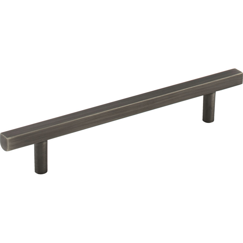Dominique Bar Pull, 5 1/16", Brushed Pewter