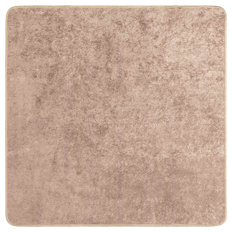 Machine Tufted Area Rug, Sand, Square 100cm