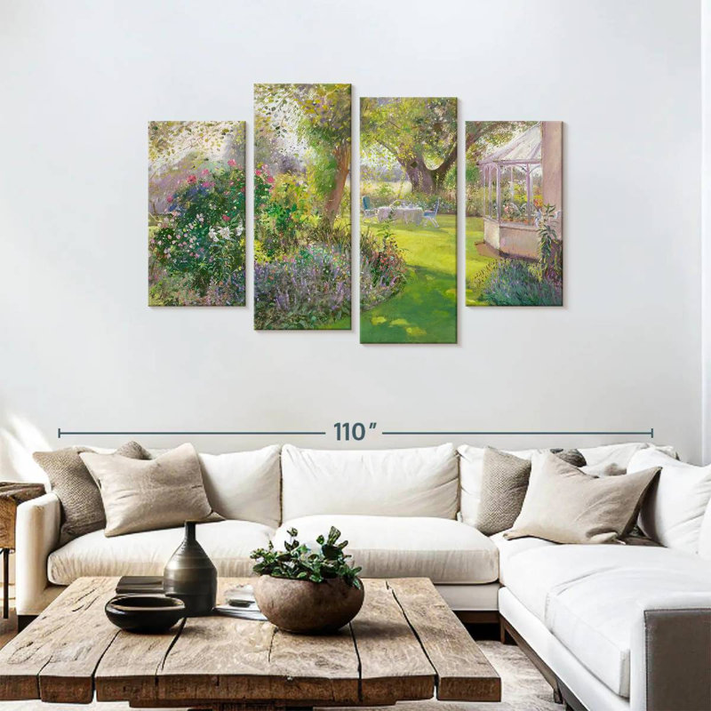 Senne Tea Under The Great Oak, 48" H x 75" W