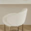 Tabouret de comptoir pivotant 27 po avec structure cylindrique en métal Angelick-116179550-116179548