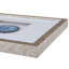 Décoration murale agglomérée en verre naturel bleu l 34 po x H 13 po-401699580