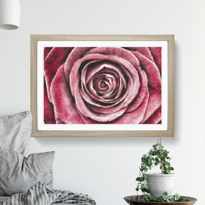 Pink Rose Flower Vol.2 - Framed Print