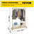 Zarmeen 47.2'' Rolling Industrial Pipe Clothing Rack