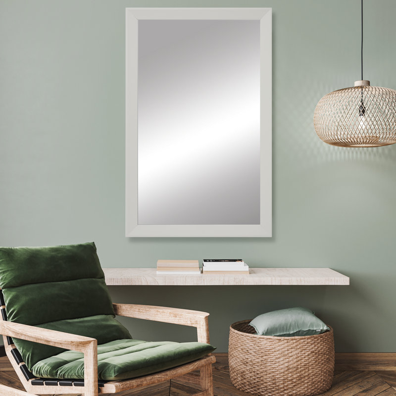 Miroir Larue, Blanc pur, 22 po x 30 po