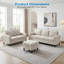 6 Seater Corduroy Sofa-303591763