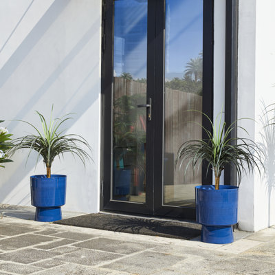 Ensemble de 16 pots à fleurs 16,75 po H 2 po