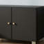 Armoire à imprimante à deux portes (style métal noir), structure en acier, avec roulettes verrouillables à 360 ° et tablettes réglables, imperméable et résistante à l'usure, s'adapte à plusieurs décors (bureau / maison / garage)