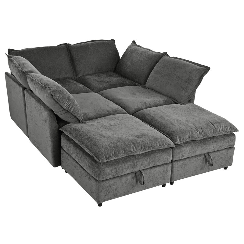 Canapé modulaire gris