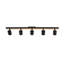 Arnold 5-Head Black LED Track Lights