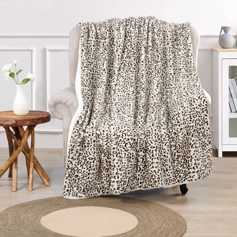 Knitted Throw Blanket, 127cm W x 152.4cm L