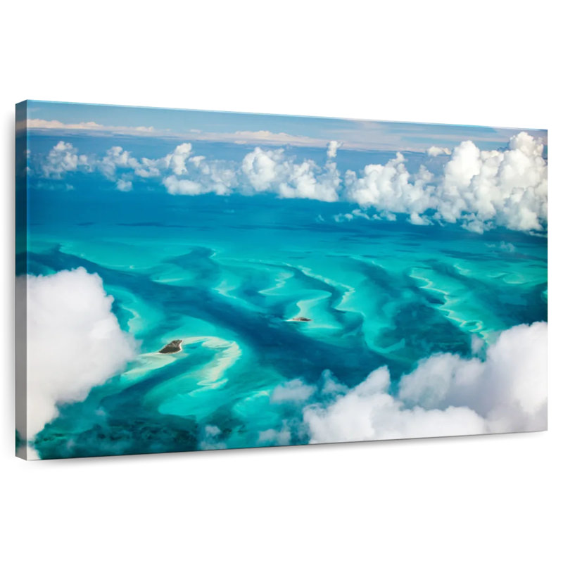 Gillard Bahamas Clouds, 30" H x 45" W