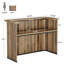 Table de bar Natural Style (sans inclure la chaise)
