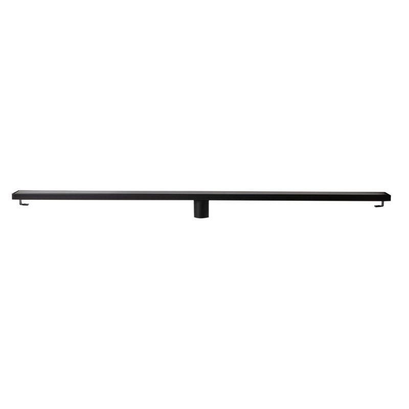 47'' Black Matte Stainless Steel Linear Shower Drain