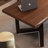 Nut-Brown Rectangular Solid Wood Dining Table-978422490