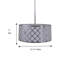 Lustre tambour 3 lumières Dana