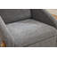 Fauteuil en tissu d'ameublement Chenille