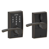 Schlage Touch Keyless Touchscreen Lever with Century Trim and Merano Lever