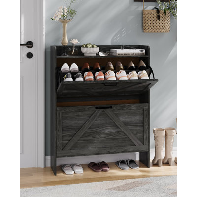16 Pair Shoe Storage