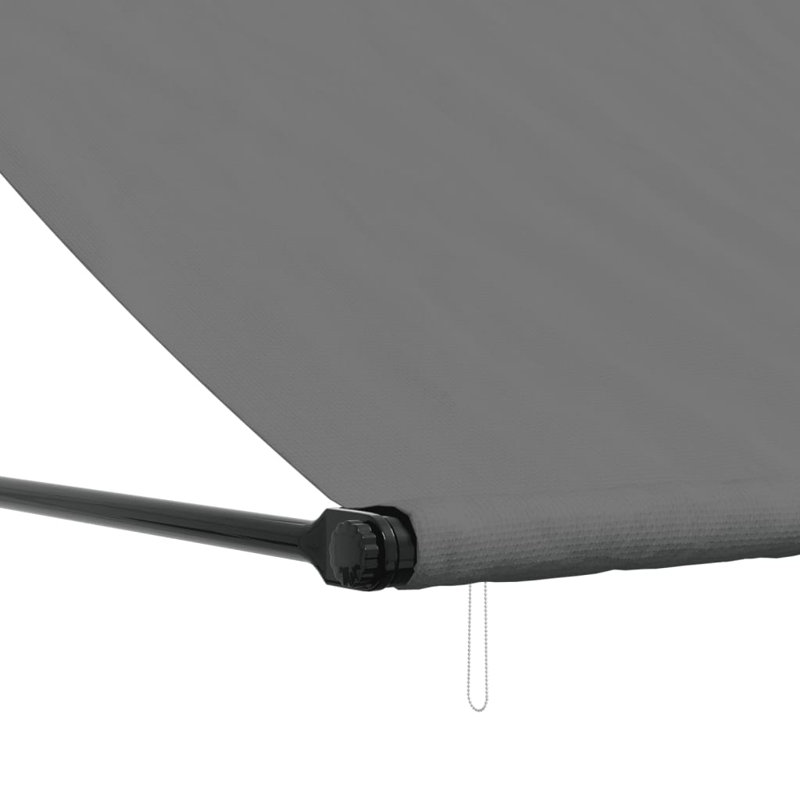 Store d'extérieur avec auvent rétractable vidaXL, L 98,4 po x P 59,1 po, Anthracite