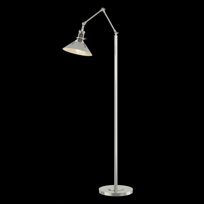 Henry 60.8" Task Floor Lamp, Sterling, Vintage Platinum