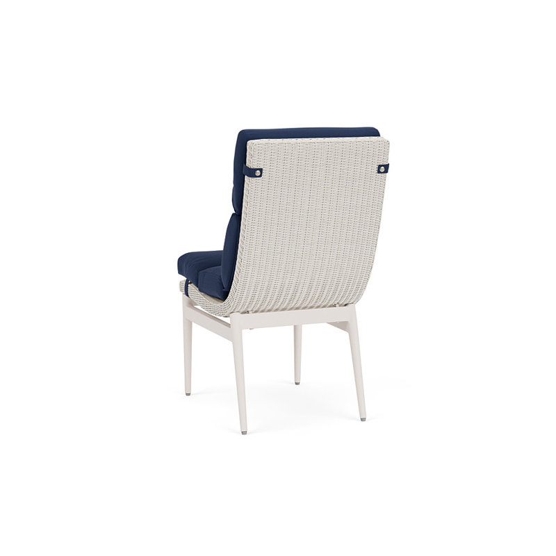 Cascade Outdoor Dining Side Chair, Beach Navy, Antique White