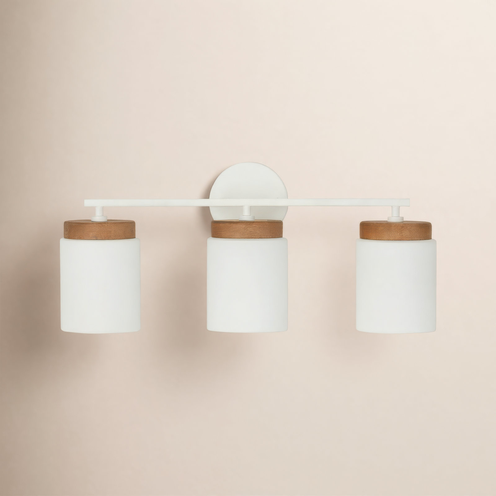 Donal 3 Light Frosted Dimmable Vanity Light