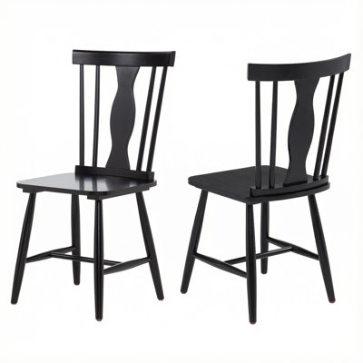 Windsor Back Solid Wood Dining Chairs