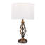 Alaizah 49cm Table Lamp Classic Barleytwist Metal with Ivory String Wrapped Shade-545260768