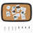 Cork Board with Thumbtacks for Walls with Frame-100004430