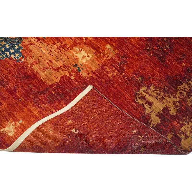 Wool Abstract Area Rug