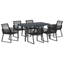 6 - Person Patio Dining Set with Rectangular Table