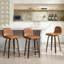 Swivel Upholstered Bar Stool-448671346-448671357