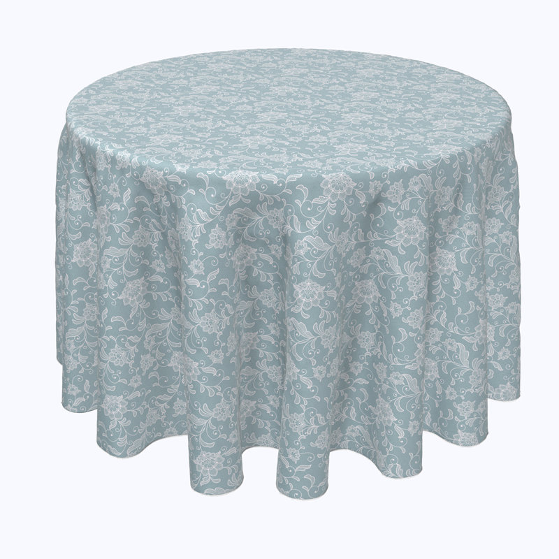 Mcmillion Ornate Swirls Tablecloth, 108" x 108"