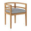 Chaise avec accoudoirs d'extérieur en teck Santa Barbara-70062086-70062088-110920437