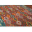 Tapis oriental kilim à tissage plat 8 x 12