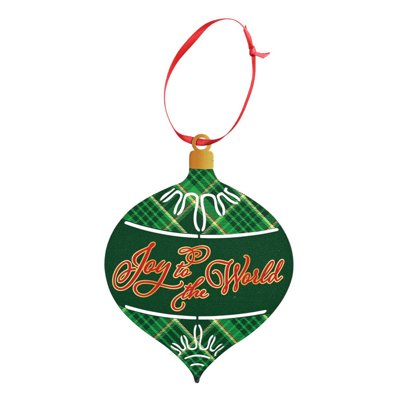 Ornement en métal 5 "Joy To The World