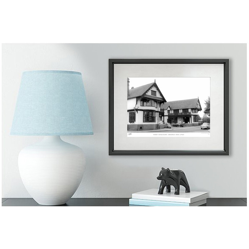 Port Sunlight, Bridge Inn C1965 by Francis Frith - Single Picture Frame Print, 28cm H x 36cm W x 2.3cm D