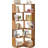 64.96" Tall 6 Tier Corner Bookshelf-1476556281