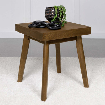 Square Wood Side Table