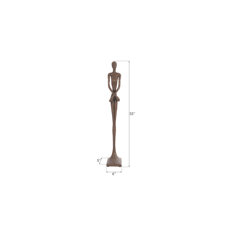 Resin Garden Statue, Bronze