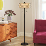 Hockett 61'' Dark Bronze Traditional Floor Lamp