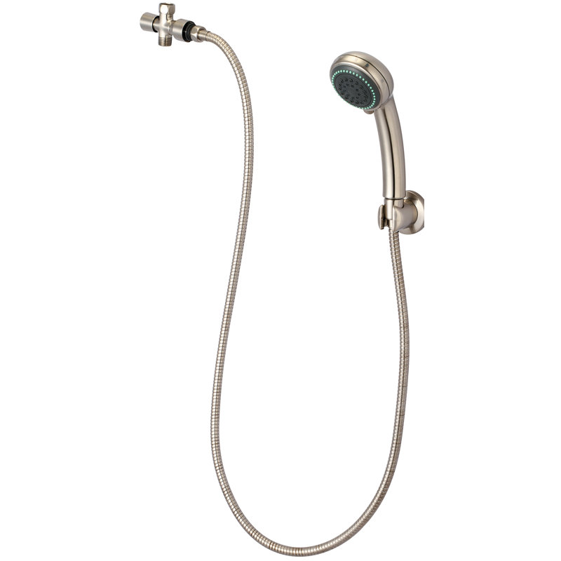 Robinet de douche à main, PVD Nickel brossé
